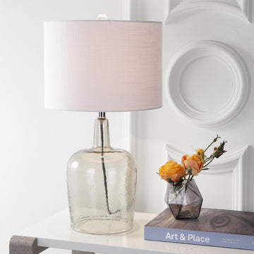 Augustine 26" Glass LED Table Lamp - JONATHAN Y